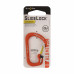 Mosquetão Nite Ize SlideLock Carabiner #3 em alumínio laranja